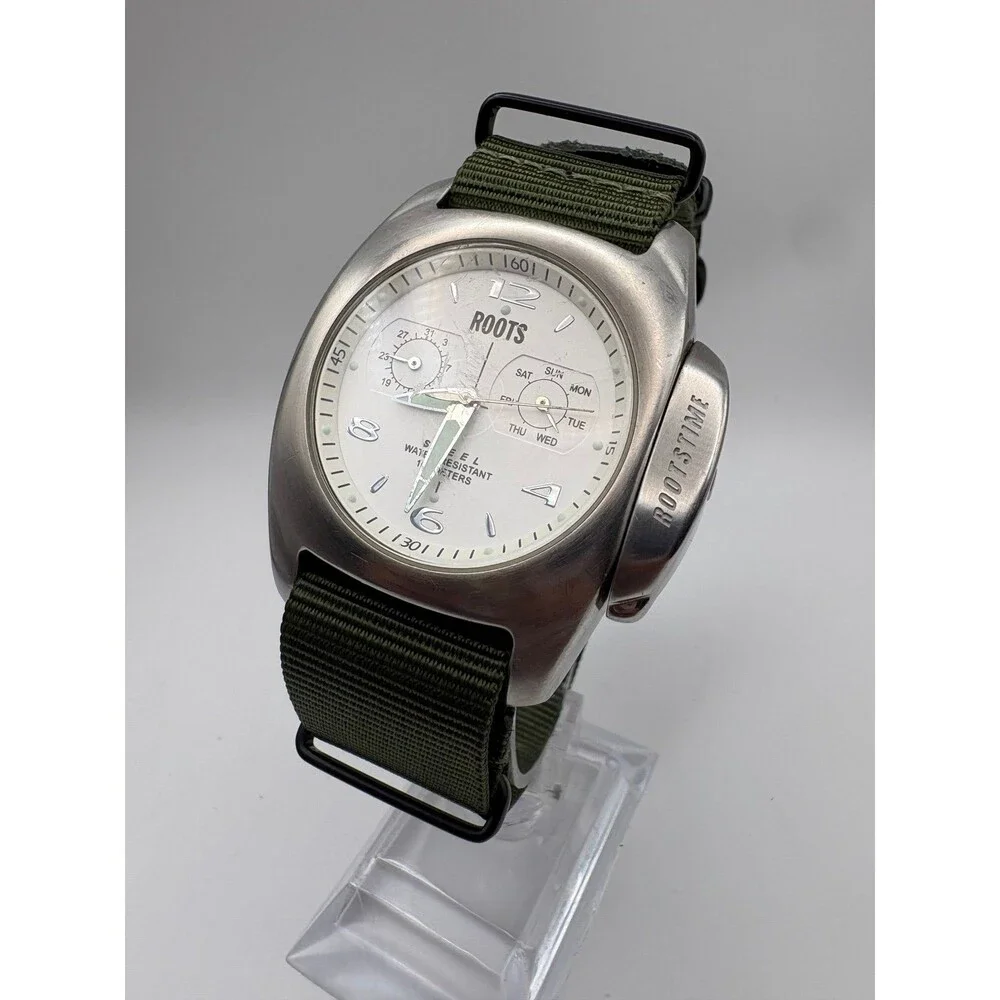 Vintage Roots Protocol R458 Men's Watch White Dial 100M | Crown Guard